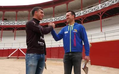 Mikel Larrañagak eta Iker Vicentek aizkora apustua  jokatuko dute larunbatean