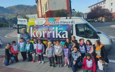 Korrika txikia, Arrasate Herri Eskolakoen begietatik
