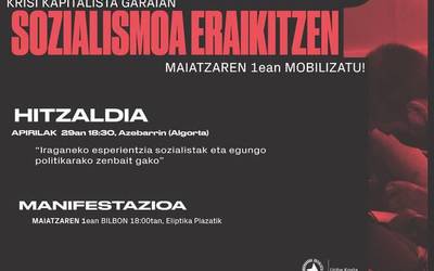 Hitzaldia: "Iraganeko esperientzia sozialistak eta egungo politikarako zenbait gako"