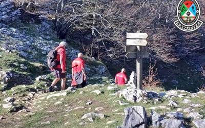 72 urteko gizonezkoa lagundu zuen atzo Ertzaintzak, Itxinan galdu eta gero