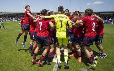 Osasuna Promesasek igoera lortu du, Izarra garaituz