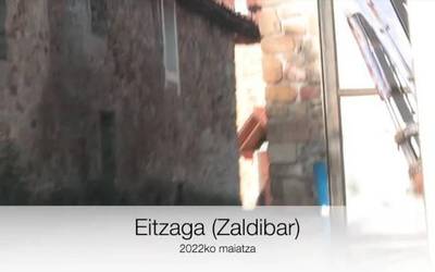 [BIDEOA] Hondakindegiko tragedia gogoratzeko eskultura ezarri dute Eitzagan