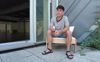 Xanti Agirrezabala aktorea, Cannesen aurkeztear den 'Cuerdas' laburmetraiaz