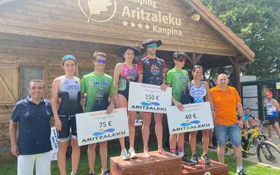 Maialen Azpiazu txapeldunorde, Aritzalekuko sprint distantziako triatloian