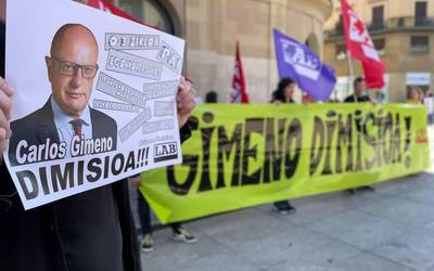 Gimeno kontseilariaren dimisioa eskatu du LAB sindikatuak