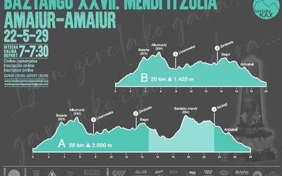 Amaiur-Amaiur. Maiatzaren 29an Baztango Mendi Itzulia