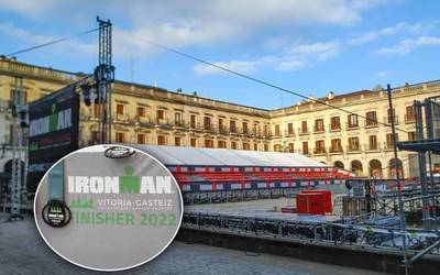 Dena prest igandeko Ironman lasterketarako atzera-kontaketan