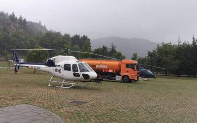 La Vueltako helikopteroak, Arruenan