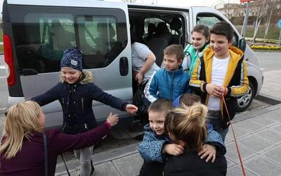 Ziaurritzen hartu zituzten errefuxiatuak Ukrainara itzuli dira