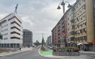 Iurretako Maspe kalea berrurbanizatu dute, bertan 84 etxebizitza eraiki ondoren