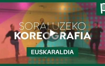 Euskaraldiaren kantaren koreografia sortu dute Soraluzen
