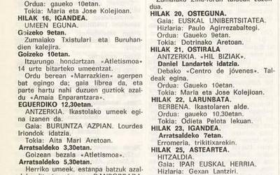 1976ko maiatzean antolatu zuten Euskal Kultur Hamabostaldia Zumaian