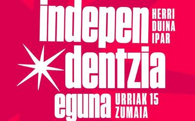 Independentzia Eguna ospatuko dute urriaren 15ean