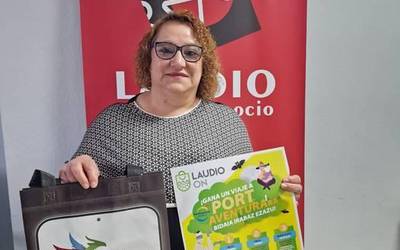 Maria Pilar Lopez Gonzalezek irabazi du Laudio Onek zozkatutako Port Aventurako egonaldia