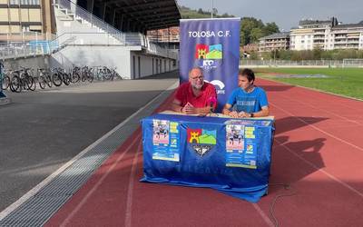 4x400 erreleboko kale atletismo proba aurkeztu dute  Tolosa CFko kideek