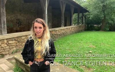 [BIDEOA]: "Pole Dance-a gero eta gehiago ari da zabaltzen, jende anitzak pratikatzen duelako"