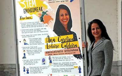 Ana Carolina Lodeiro: “Zientzia alorreko ikasgaiekiko dauden estereotipoak apurtu eta ikasleak STEM mundura erakarri behar ditugu”