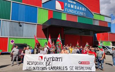 Durangoko Fumbarri enpresan kaleratutako langilea "berriz hartzeko" eskatu du CCOO sindikatuak