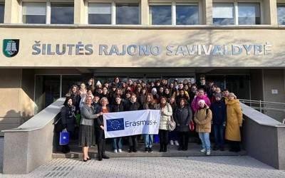 Erasmus+ programak Lituaniara eraman ditu Laudio Institutuko hamaika ikasle