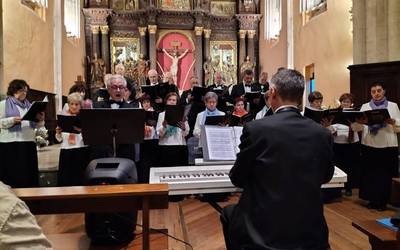 Urduñako Abesbatzak izan zuen protagonismoa larunbatean