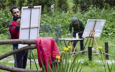 Leioako margolari gazteen eta ez hain gazteen pintura-lehiaketa egingo dute maiatzaren 7an