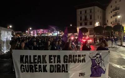 Santelmoetan gertatutako erasoak salatzeko protestara deitu du Mugimendu Feministak