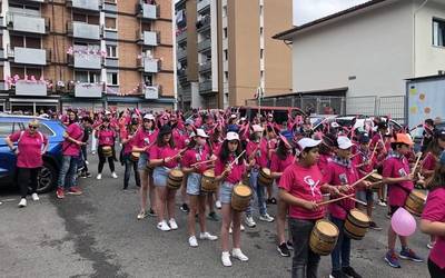 30. urteurrena du aurten Arizmendi Ikastolako Santa Teresa guneko danborradak