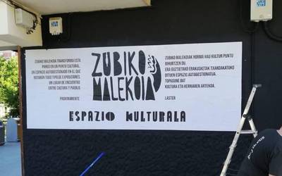 Kulturarako espazioa sortu dute Zubiko Malekoian