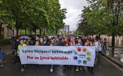 Ehunka leioaztar mobilizatu dira "Leioa Bizigarri baten alde"