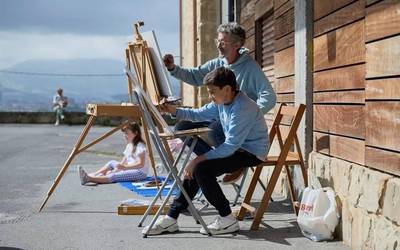 Alvaro Gil Soldevillaren lanak irabazi du Leioako Pintura Azkarraren Lehiaketa