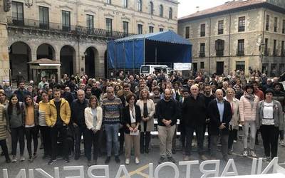 EH Bilduko ordezkariek gehiengo zabala eskatu dute Bergaran egindako ekitaldian