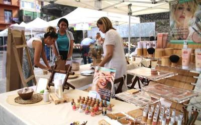 Denda barrukoak plazara, BizikaleFest azokan