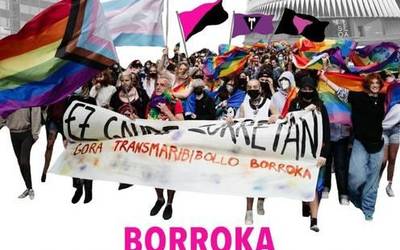 Mugimendu LGTBIQ-aren merkantilizazioaren aurkako manifestazioa egindo du Ukatuk ekainaren 28an