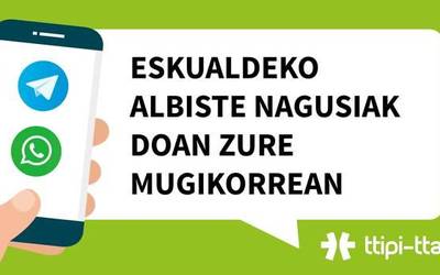 Zer egin ERRAN.EUSeko azken orduko albisteak zure WhatsApp edo Telegram bidez ikusteko