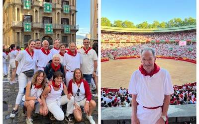 San Fermin jaietara joateko ametsa bete du Fermin Etxebarriak