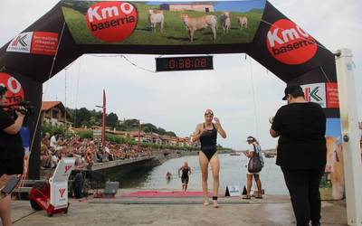 Helene Alberdik Hawaiirako txartela lortu du bere lehenengo ironmanean