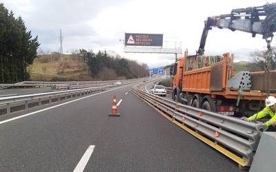 N-121-A errepideko lanek trafikoa desbideratzea eragingo dute abuztuaren 16, 17 eta 18an