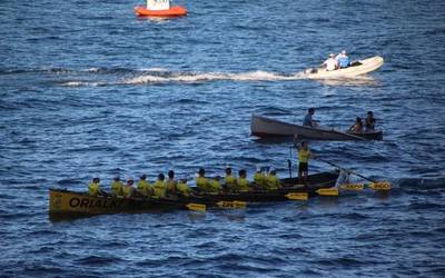 Bigarren sailkatu dira Orioko bi traineruak Zarauzko Ikurrinaren lehenengo jardunaldian