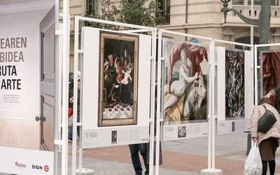 Artearen bidez Bizkaiaren historia biltzen duen erakusketa ibiltaria Erandiora helduko da