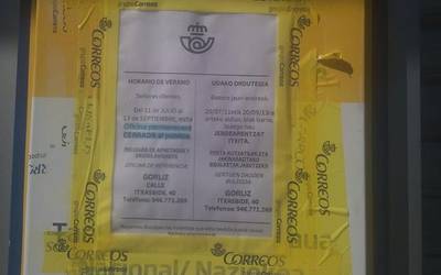 Plentziako Udalak gutun bat bidali dio Correosi udako posta-zerbitzuaren murrizketaz kexatzeko