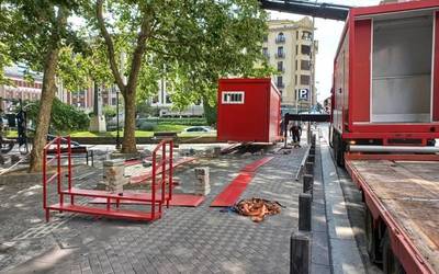 Udalak San Fermin Txikiko jaietan komun eramangarriak jartzeko konpromisoa hartu du