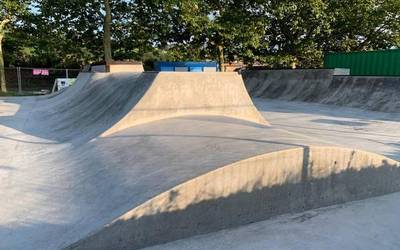 Skate-parkean ‘bowl’ bat eraikitzeko lanak abiatu ditu Orioko Udalak