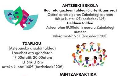 Jardun euskara elkarteak 2023/24 ikasturterako  eskaintzen izen ematea zabalik