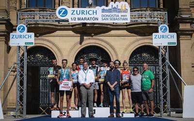 Imanol Larrañaga nagusi, Zurich maratoi erdiko beteranoen mailan