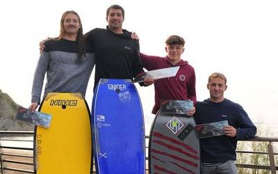 Mikel Atxega bigarren sailkatu da Sopelako Open Body Board proban