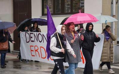 Greba egunaren lehen balorazio positiboa egin du Orioko Mugimendu Feministak