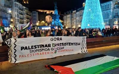 Gasteizek bat egin du Palestinarekiko Elkartasunaren Nazioarteko Egunarekin