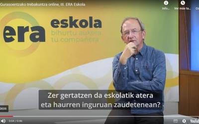 Gurasoentzako ERA eskolen III.  edizioa abian da