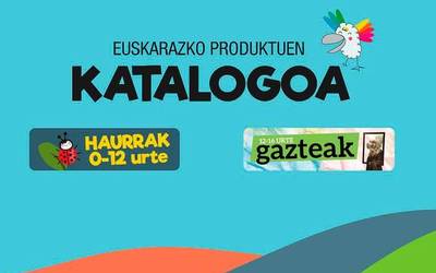 Euskarazko produktuen katalogoa banatu du udalak ikastetxeen laguntzarekin