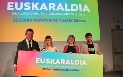 2025eko maiatzaren 15etik 25era egingo dute Euskaraldia